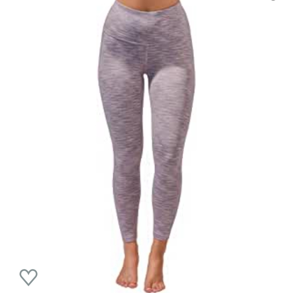Pink space dye 90 degree by reflex leggings sz M